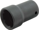 Allstar Performance Super Sockets ALL10230 Pit Socket, 1 in. Short Well Speed Hex, 1/2 in. Drive, 2.25 in. Length, Steel, Black, Each thumbnail 1