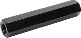 Allstar Performance Aluminum Suspension Tubes ALL56707 Threaded Tube, Tube, Hex, 3/4-16 in. Thread, Aluminum, Black Anodized, 7.0 in. Length, Each thumbnail 1