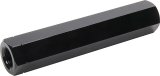 Allstar Performance Aluminum Suspension Tubes ALL56707 Threaded Tube, Tube, Hex, 3/4-16 in. Thread, Aluminum, Black Anodized, 7.0 in. Length, Each thumbnail 2