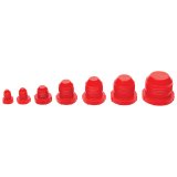 Allstar Performance Cap and Plug Kits ALL50810 AN Plugs, Plastic, Red, Five of Each Size -3 AN to -16 AN Male, Kit thumbnail 2
