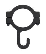 Allstar Performance Helmet Hooks ALL10229 Hook, Aluminum, Black Anodized, Clamp-On, 1 3/4 in. Tubing, Each thumbnail 2