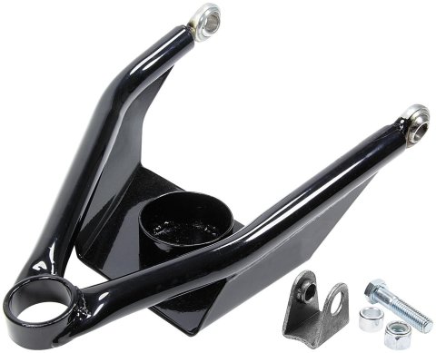 Allstar Performance UMP Tubular Lower Control Arms ALL56323 Arms, Tubular, Front, Lower, Passenger Side, Steel, Black Powdercoated, GM, Passenger Car, Each