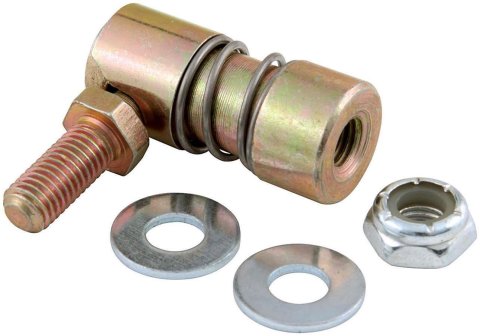 Allstar Performance Quick-Disconnect Rod Ends ALL54173 End, Throttle Linkage, Quick-Disconnect, 1/4 in. -28, Right Hand Threads, Steel, Natural, Each