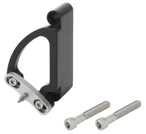 Allstar Performance Adjustable Timing Pointers ALL90027 Pointer, Billet Aluminum, Black Anodized, Adjustable, 8 in. Balancer, Chevy, Big Block, Each