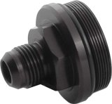 Allstar Performance Inline Fuel Filter Replacement Caps ALL40226 End Cap, Replacement, Aluminum, Black Anodized, -10 AN, Each thumbnail 2