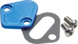 Allstar Performance Billet Aluminum Fuel Pump Block-Off Plates ALL40303 Plate, Aluminum, Blue, Chevy, Ford Except 351C/M/400, Mopar, Each thumbnail 2