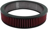 Allstar Performance Washable Air Filter Elements ALL26000 Element, Round, Cotton Gauze, Red, 14 in. Diameter, 3 in. Tall, Each thumbnail 1