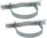 Allstar Performance Nitrogen Bottle Brackets ALL12210 Holder for 9 1/4 in. Bottles, Steel, Pair thumbnail 1