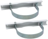 Allstar Performance Nitrogen Bottle Brackets ALL12210 Holder for 9 1/4 in. Bottles, Steel, Pair thumbnail 2