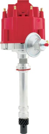 Allstar Performance HEI Distributors ALL81200 Distributor, HEI, Magnetic Pickup, Mechanical/Vacuum Advance, Red Cap, Chevy, Each thumbnail 2