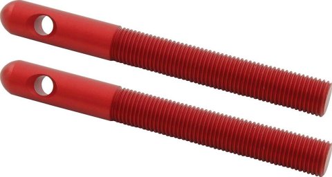 Allstar Performance Replacement Hood Pins ALL18488 Pins, Aluminum, Red Anodized, 3/8 in. Diameter, Pair