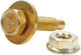 Allstar Performance Body Bolt Kits ALL18561 Bolts, Mount Type, Steel, Gold Anodized, 1/4 in.-20 Thread, 1 1/8 in. UHL, Set of 10 thumbnail 1