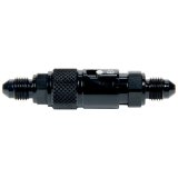 Allstar Performance Quick-Disconnect Couplings ALL50212 Fitting, Coupling, Quick Disconnect, Straight, Aluminum, Black Anodized, -3 AN, Each thumbnail 1