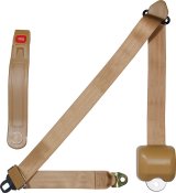 Allstar Performance Seat Belts ALL98118 Belt, Three Point, Tan, Retractable, Each thumbnail 2