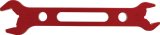 Allstar Performance AN Wrenches ALL11124 Wrench, Double-Ended, -4 AN, -6 AN, Aluminum, Red Anodized, Each thumbnail 1