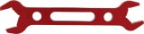 Allstar Performance AN Wrenches ALL11128 Wrench, Double-Ended, -8 AN, -10 AN, Aluminum, Red Anodized, Each thumbnail 2