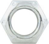 Allstar Performance Mechanical Locking Hex Nuts ALL16082-10 Nuts, Hex, Steel, Zinc Plated, Self-locking, 3/8-24 in. Fine Thread, Set of 10 thumbnail 2