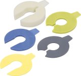Allstar Performance Bump Stop Components ALL64400 Shock Components, Shims, Assortment of U-shaped and Semi-solid Shims, 14mm Shock Shaft Diameter, Set of 18 thumbnail 2