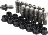 Allstar Performance Fastener Hardware Assortments ALL17010 kit includes (14) 3/8 in-24 titanium studs and (14) steel nuts. thumbnail 2