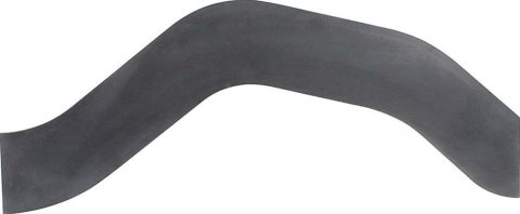 Allstar Performance Frame Repair Plates ALL60085 Plate, Rear, Steel, Natural, 0.125 in. Thick, Buick, Chevy, GMC, Oldsmobile, Pontiac, Each