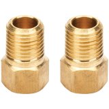 Allstar Performance Brake Fittings ALL50129 This inverted flare fitting is a common standard brake fitting designed to withstand the h thumbnail 1
