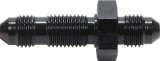 Allstar Performance Bulkhead Fittings ALL50093 Fitting, Bulkhead, Aluminum, Black Anodized, Straight, -4 AN, Male Threads, Each thumbnail 2