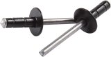 Allstar Performance Multi-Grip Rivets ALL18071 Rivets, Blind Rivets, Multi-Grip, 3/16 in. Rivet, 1/2 in. Head, Aluminum, Black, Set of 250 thumbnail 2