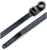 Allstar Performance Nylon Tie Wraps ALL14391 Zip Ties, Wire Ties, Nylon, Black, 11.000 in. Length, Mounting Hole, Set of 25 thumbnail 2