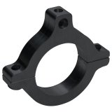 Allstar Performance Aluminum Accessory Clamps ALL10485 Roll Bar Clamps, Performance, Aluminum, Black, 1.000 in. Diameter, 2-piece, 1/2 in. Thick, 1/4 in.-20 Threaded Mount, Hardware Included, Each thumbnail 1