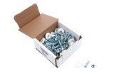 Allstar Performance Body Fasteners ALL18681-50 Fasteners, Plastic Countersunk Bolt Kit 1/4 in x 1 in, White thumbnail 2