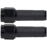 Allstar Performance Coated Stainless Steel Lines ALL48465-168 AN Hose Hose Assemblies, -6 AN Size, Braided Steel, Straight Female Threads Ends, Black Aluminum Fittings, 168 in. Hose Length, Each thumbnail 1