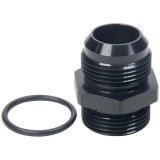 Allstar Performance Adapter Fittings ALL49858 and Adapters, Straight, Aluminum, Black Anodized, -16 AN Male AN, -16 AN O-ring Male AN O-ring, Each thumbnail 1