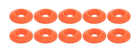 Allstar Performance Countersunk Washers ALL18699 Hardware, Washer Fluorescent Orange 10pk