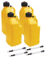5 Gallons Allstar Performance Gallon Square Utility Jug ALL40123-4 Jug, Square, 5.0 Gallons, Vented, Plastic, Yellow, Set of 4 thumbnail 2