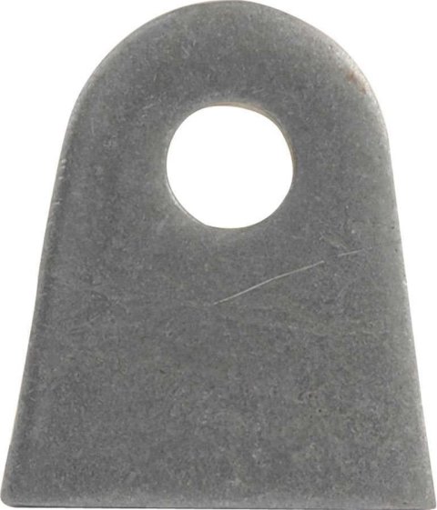 Allstar Performance Chassis Tabs ALL60008 Tabs, Mild Steel, 0.250 in. Thick, 2.00 in. Tall, 0.500 in, Hole, Set of 4