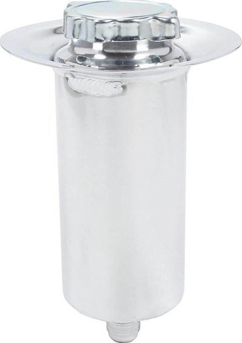 Allstar Performance Remote Fill Oil Tanks ALL36110 Filler Tank, Aluminum, Natural, Round, Each