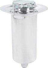 Allstar Performance Remote Fill Oil Tanks ALL36110 Filler Tank, Aluminum, Natural, Round, Each thumbnail 2