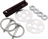Allstar Performance Hood Pin Kits ALL18473 Pins, Torsion Pin-Style, 2.750 in. Long, 3/8 in. Diameter, Aluminum, Black Anodized, Kit thumbnail 1
