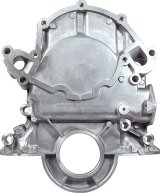 Allstar Performance Timing Covers ALL90014 Cover, 1-piece, Early Style, Aluminum, Natural, Ford, Small Block, Each thumbnail 1