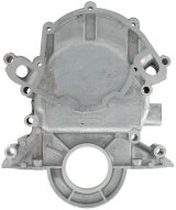 Allstar Performance Timing Covers for 1985-1994 MUSTANG - ALL90017 Cover, One-piece, Reverse Rotation Compatible, No Dipstick/Fuel Pump Provisions, Aluminum, Natural, EFI, Ford, 5.0L, Each thumbnail 2