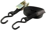 Allstar Performance Ratchet Binders ALL10180 Tie Down, S-Hook, Nylon, Black, 1 in. Width, 8 ft. Length, 1,000 lbs. Working Load Rating, Each thumbnail 2