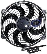 14.75 Inch 1,980 CFM Allstar Performance Curved Blade Electric Fan ALL30076 Fan, Single, in. Diameter, Reversible, cfm, Black, Plastic, Kit thumbnail 2