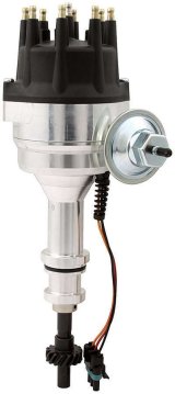 Allstar Performance Ready-to-Run Distributors ALL81244 Distributor, Male HEI, Magnetic Pickup, Mechanical Advance, Vacuum Advance, Black Cap, Ford, Each thumbnail 2