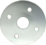 Allstar Performance Replacement Hood Pin Scuff Plates ALL18519 Plate, 3/8 in Hole, Aluminum, Standard Weight, Set of 4 thumbnail 1