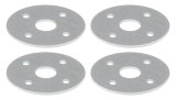 Allstar Performance Replacement Hood Pin Scuff Plates ALL18519 Plate, 3/8 in Hole, Aluminum, Standard Weight, Set of 4 thumbnail 2