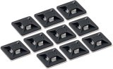 Allstar Performance Wire Tie Bases ALL14116 Zip Mounts, for Wiring, Hoses, and Cable, Universal, Adhesive, 3/4 in. Square, fits Standard Width (75 lb.) and Smaller Ties, Set of 10 thumbnail 1