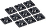 Allstar Performance Wire Tie Bases ALL14116 Zip Mounts, for Wiring, Hoses, and Cable, Universal, Adhesive, 3/4 in. Square, fits Standard Width (75 lb.) and Smaller Ties, Set of 10 thumbnail 2