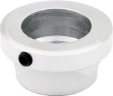 Allstar Performance Hood Pin Supports ALL18479 Replacement Components, Support, 1/2 in.-20 Thread, Aluminum, Natural, Pair thumbnail 1