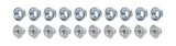 Allstar Performance Threaded Nut Inserts ALL18548-10 Inserts, Threaded, 1/4-20 in. Thread, 3/8 in. Hole Size, Aluminum, Natural, Set of 10 thumbnail 1