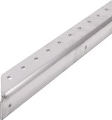 Allstar Performance Aluminum Angled Stock ALL23135 Fabrication Component, Stock, Aluminum, Natural, 1 in. Width, 1 in. Height, 30 in. Length, Each thumbnail 1